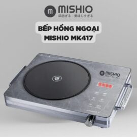 Bếp hồng ngoại Mishio MK417 mặt kính cường lực cao cấp