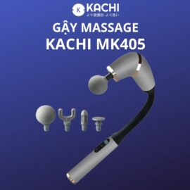 Gậy Massage Kachi MK405 – Súng Massage Cầm Tay Có Tay Nối Dài, Thư Giãn Sâu Từng Nhóm Cơ