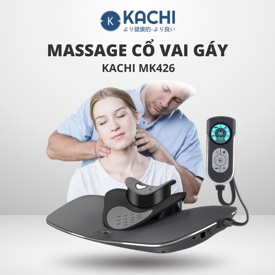 Máy Trị Liệu Cổ Vai Gáy Kachi MK426 - Giải Pháp Giảm Đau Mỏi, Phục Hồi Cột Sống Cổ Tại Nhà