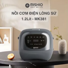 Nồi cơm điện lòng sứ dưỡng sinh Mishio MK381 1.2L