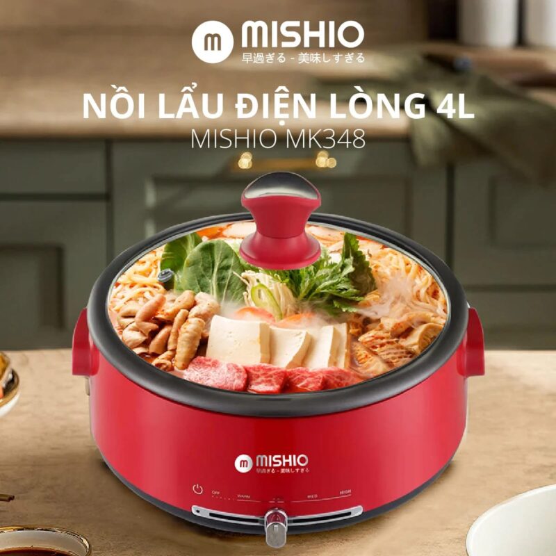 Nồi lẩu điện Mishio MK348 - 4L