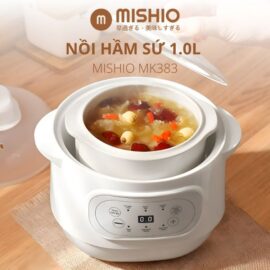 Nồi nấu cháo chậm Mishio MK383 - 1 lít