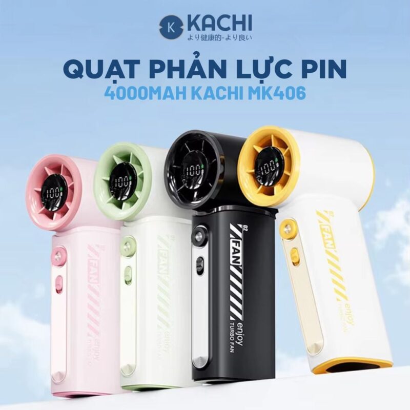 Quạt Phản Lực Cầm Tay Kachi MK406