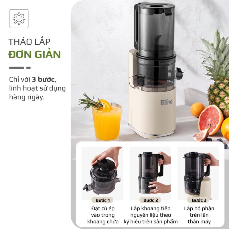máy ép chậm olivo sj2000