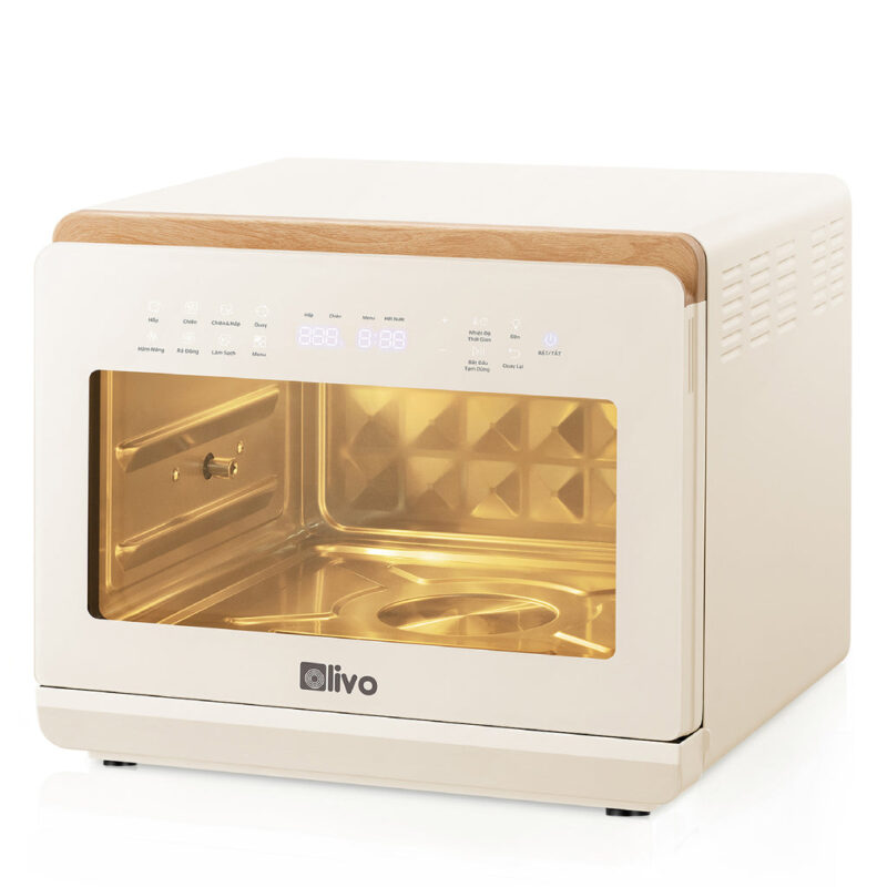 Nồi Chiên Hấp Đa Năng OLIVO SF20 PRO - Dung tích vượt trội 20L, Ứng dụng công nghệ hiện đại bậc nhất - Hấp Nano Steam/Chiên Eco Fry, 70 Chế Độ Cài...