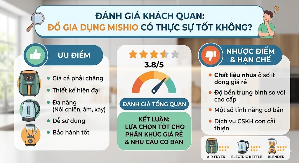 đồ gia dụng Mishio có thực sự tốt