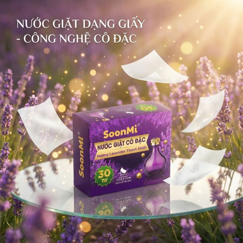 Giấy Giặt SoonMi Hương Lavender chính hãng, giá tốt nhất 2026